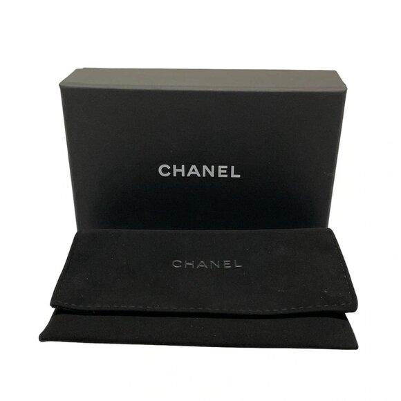 Auth CHANEL Matelasse AP4380 Black Leather Card Case - Picture 9 of 9